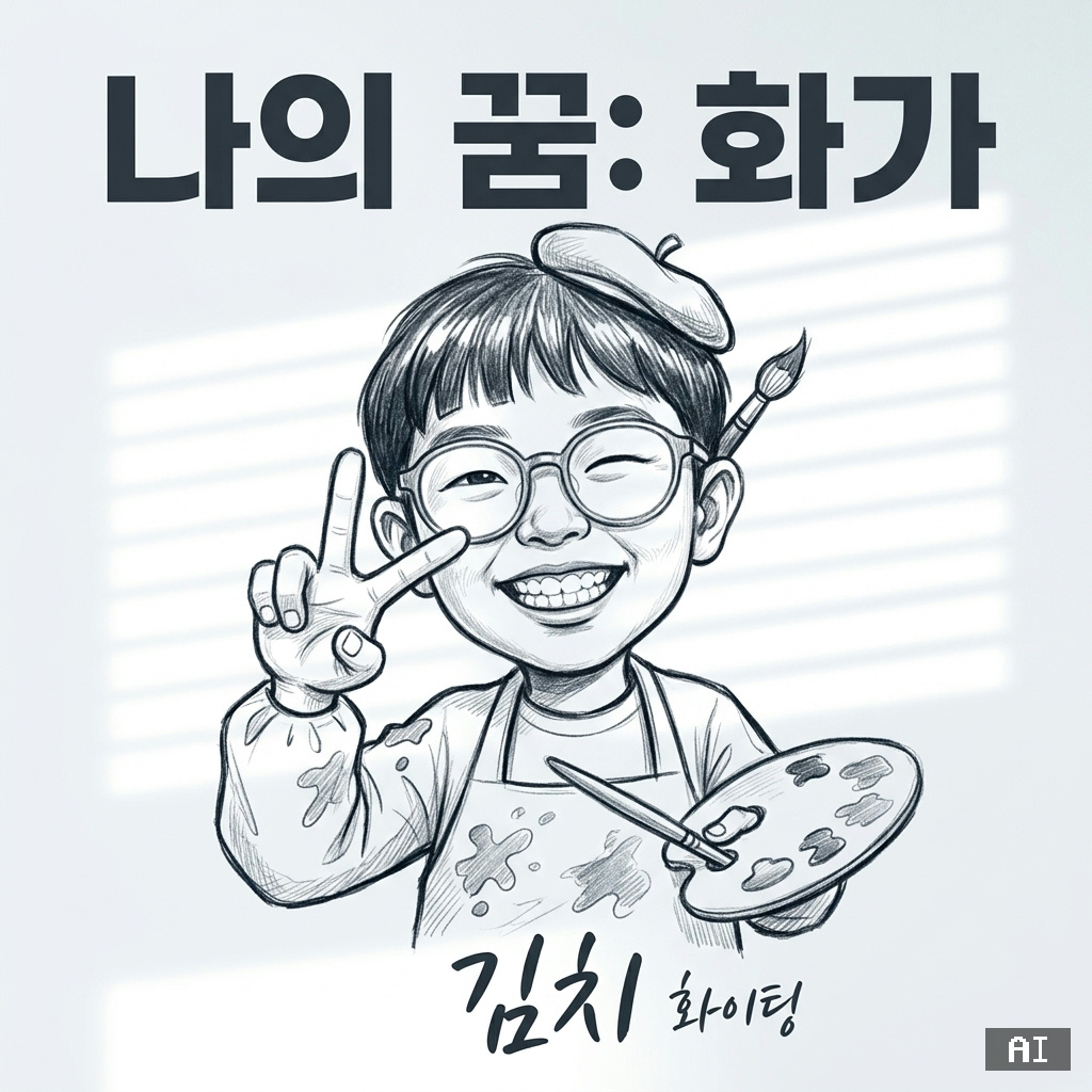AI로 그린 화가 꿈 캐리커처