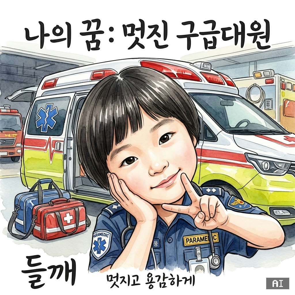 AI로 그린 소방·구급 꿈 캐리커처