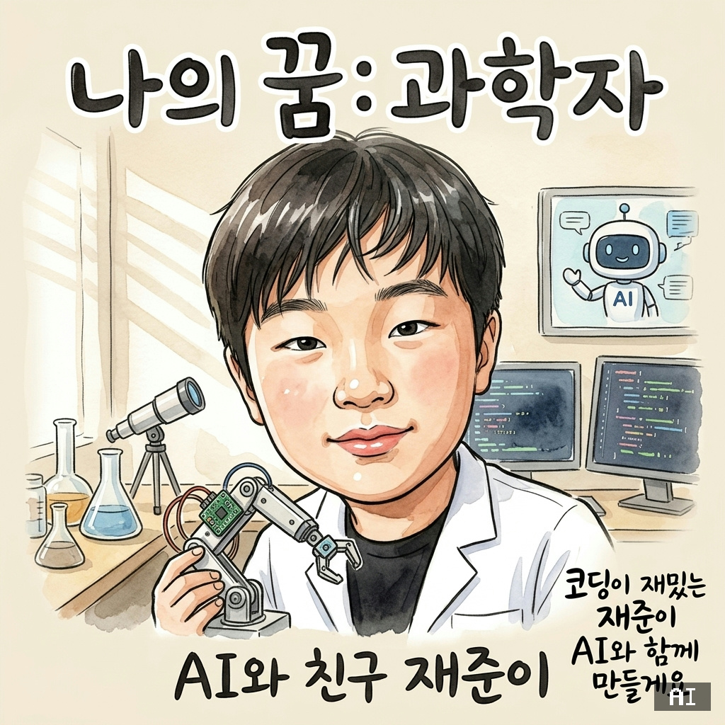 AI로 그린 과학자 꿈 캐리커처