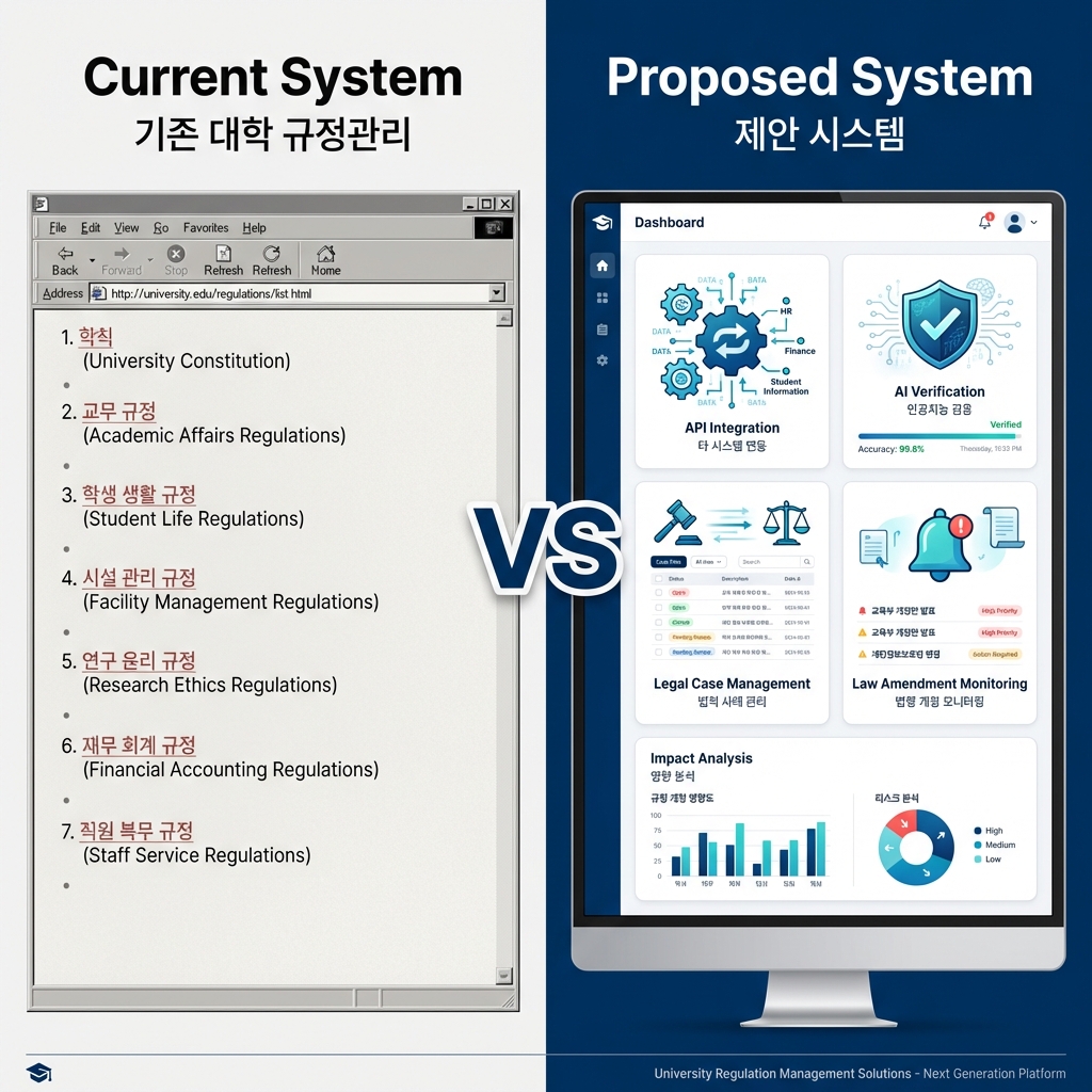신구대비표 비교 화면