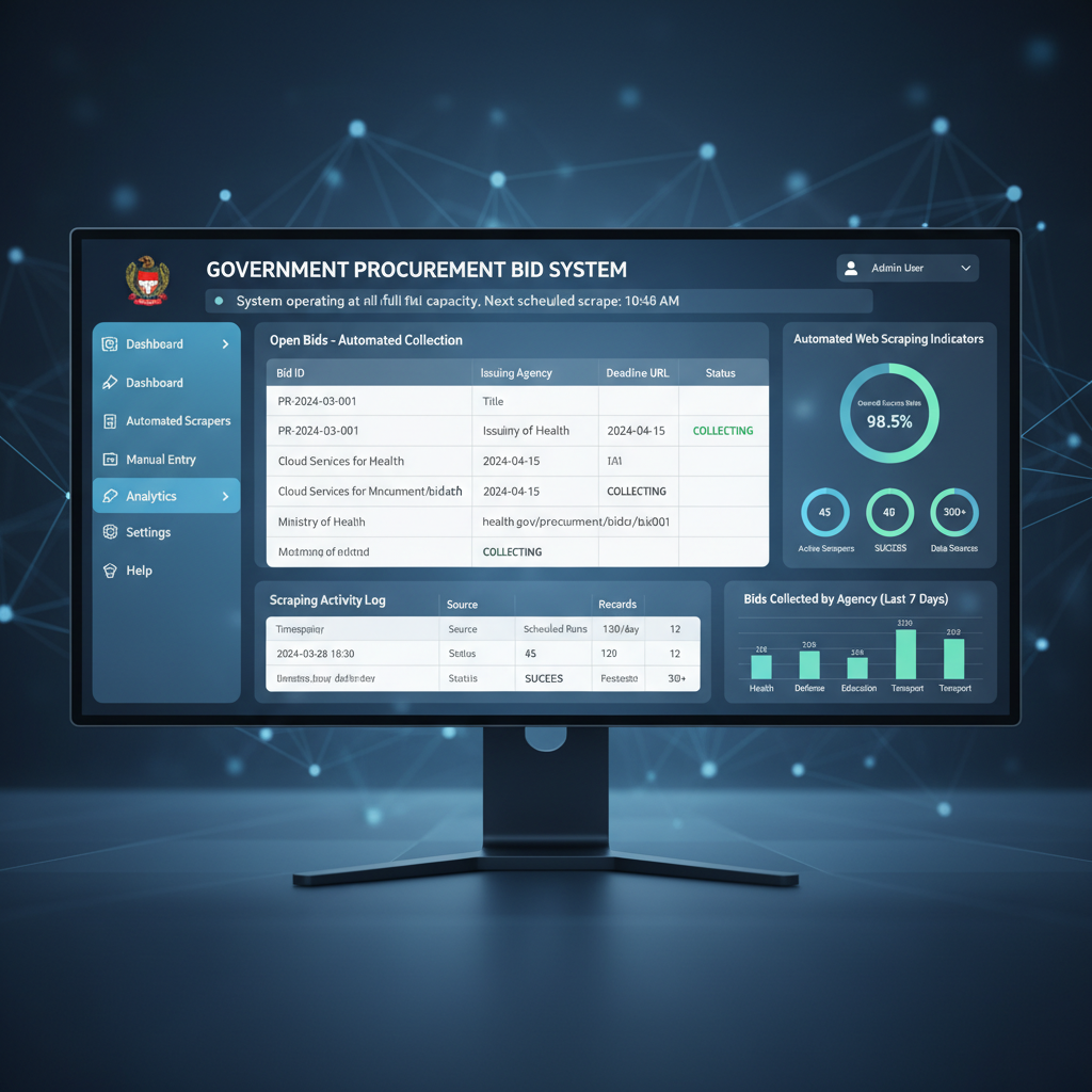 지자체 입찰공고 수집 자동화