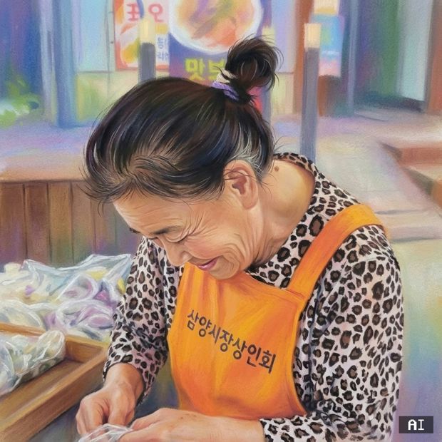 삼양시장상인회 — 일하던 손 그대로