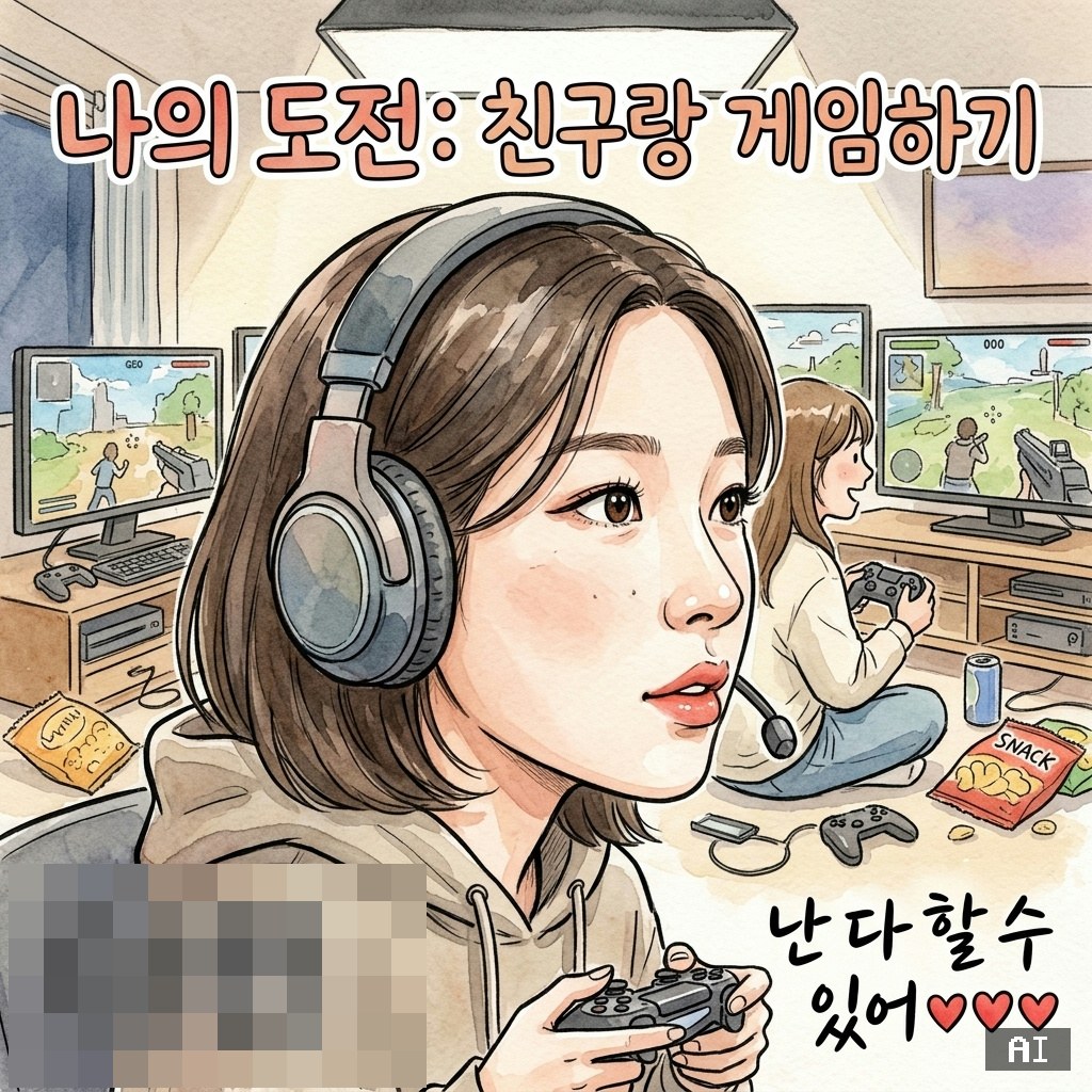옥포중 AI 캐리커처 — 친구랑 게임하기