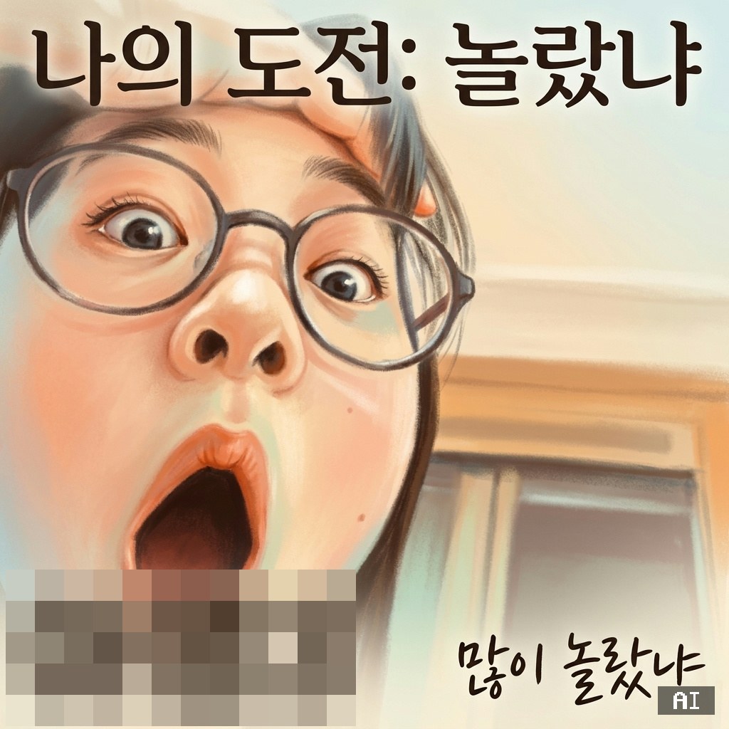 옥포중 AI 캐리커처 — 유머 캐릭터 컷