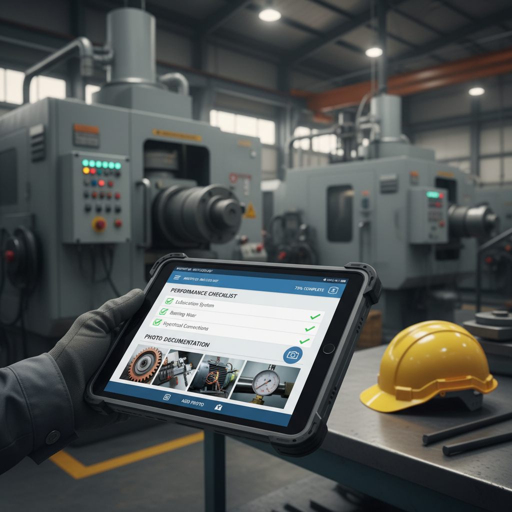 기계성능 점검보고서 앱