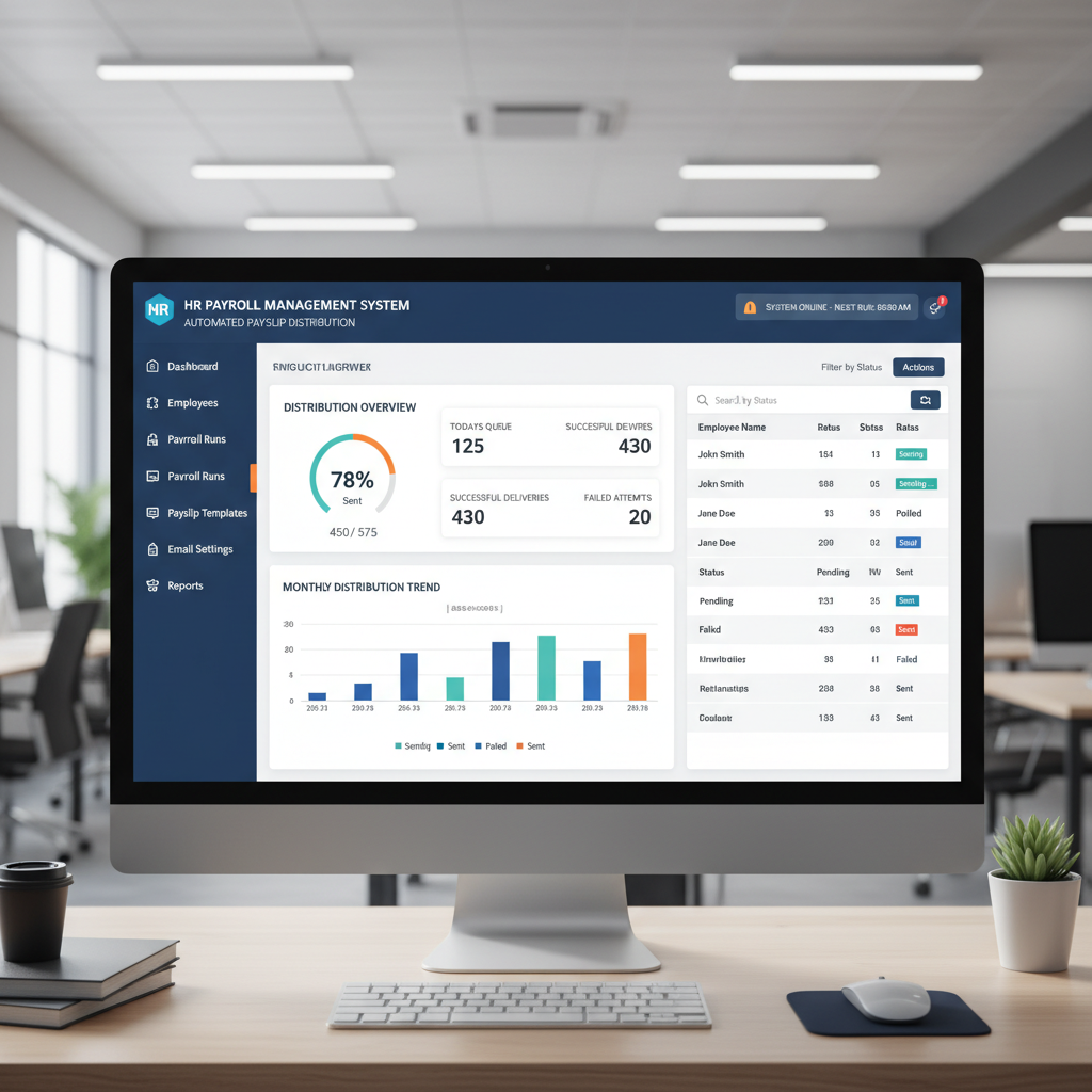 급여명세서 자동 발송 시스템