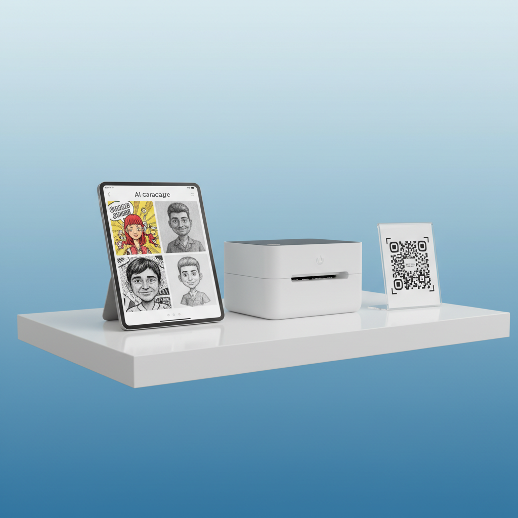 SmilePrint AI 캐리커처 부스