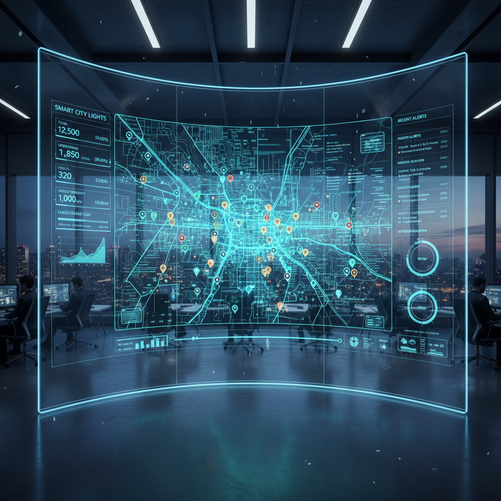 보안등 지도기반 모니터링 시스템