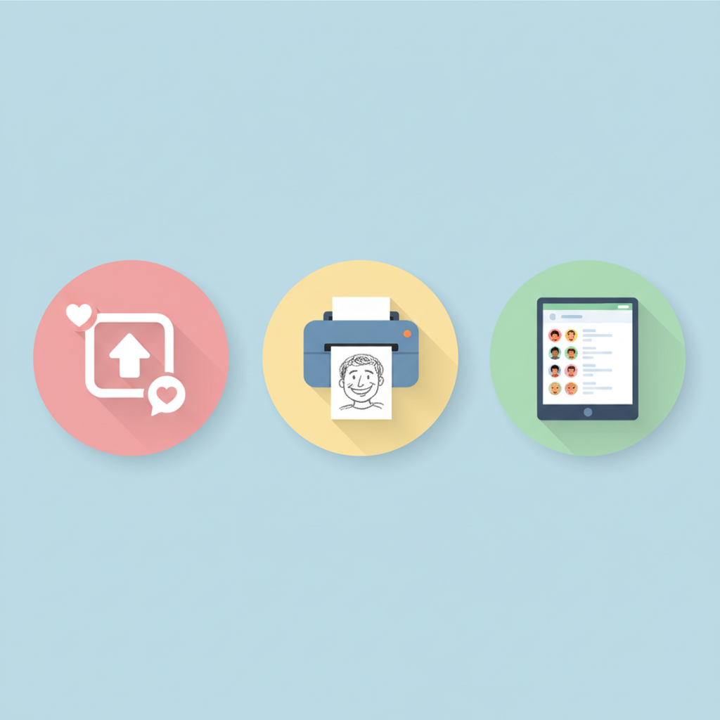 공유 / 인쇄 / 방명록